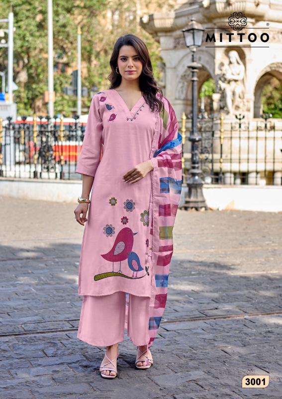 Mittoo vanshika 3pcs wholesale top 10 kurtis ahmedabad